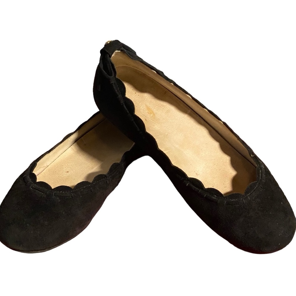 Lucie Suede II in Black by Jack Rodger’s. Size 6M.